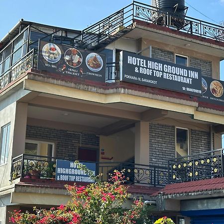 Hotel High Ground Inn Sarangkot Pokhara Exteriör bild