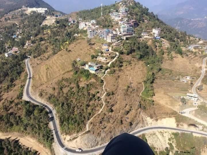 Hotel High Ground Inn Sarangkot Pokhara Exteriör bild