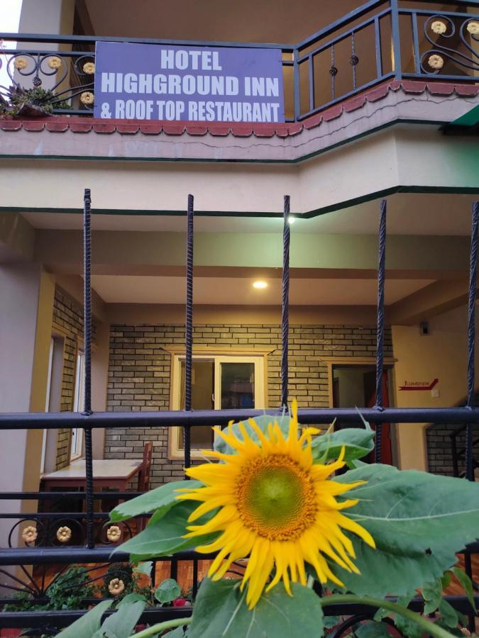 Hotel High Ground Inn Sarangkot Pokhara Exteriör bild
