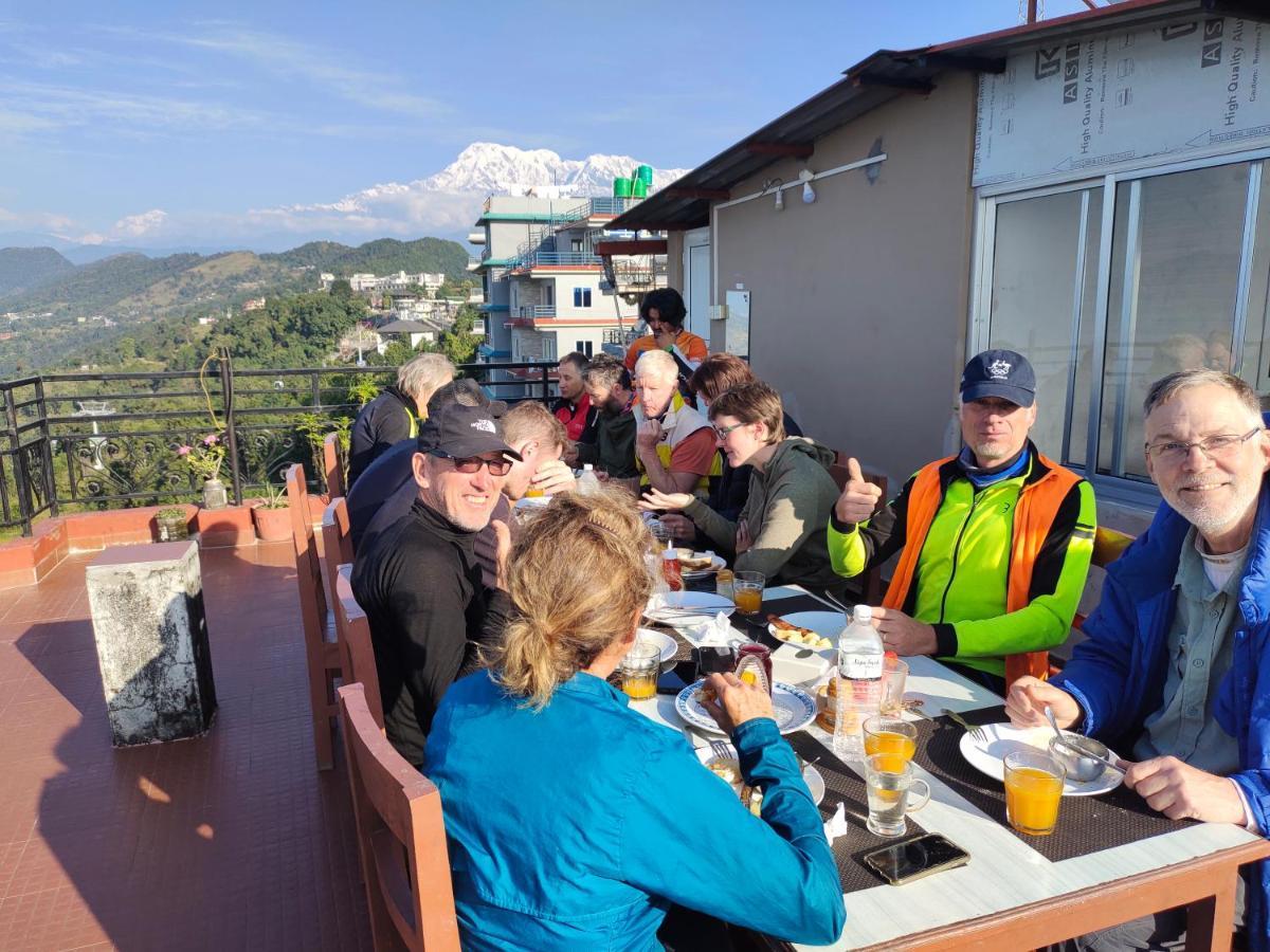 Hotel High Ground Inn Sarangkot Pokhara Exteriör bild