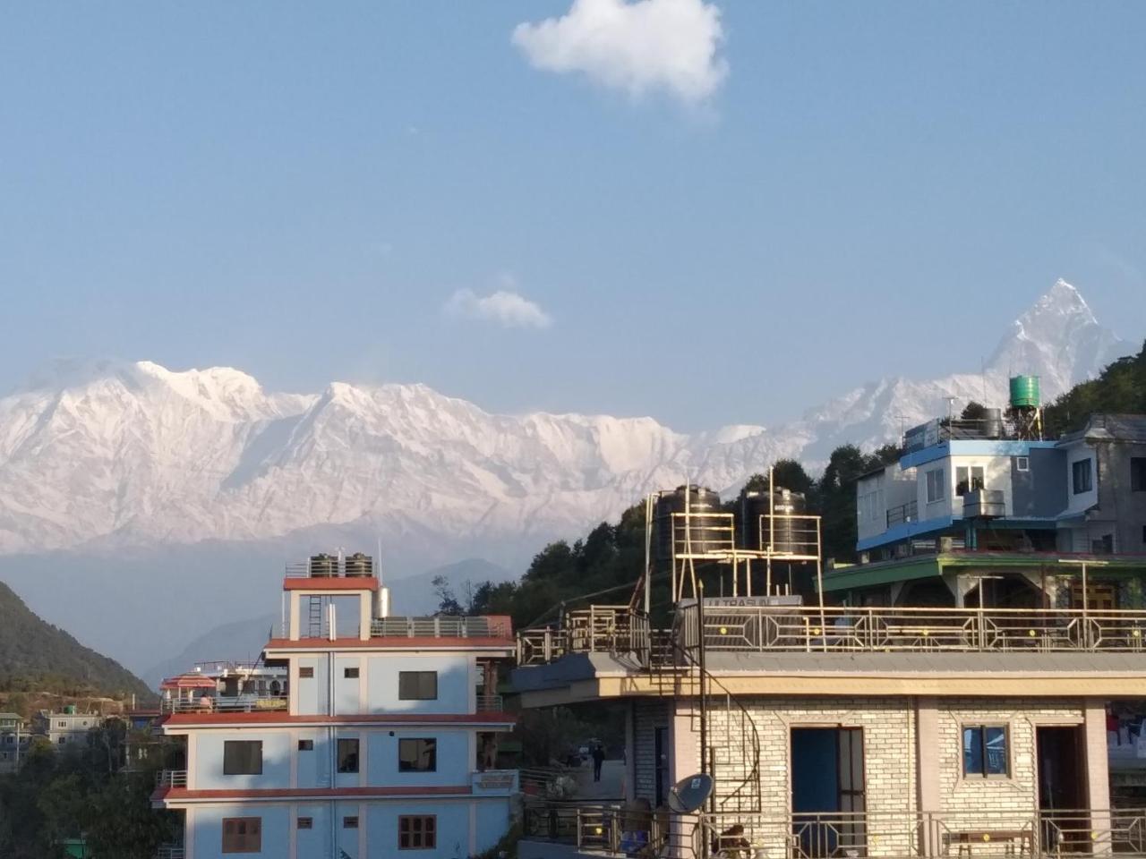 Hotel High Ground Inn Sarangkot Pokhara Exteriör bild